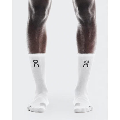 ON Performance Run Sock High White / Glacier