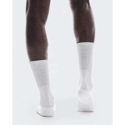 ON Performance Run Sock High White / Glacier