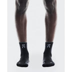 ON Performance Run Sock Mid Black / Eclipse