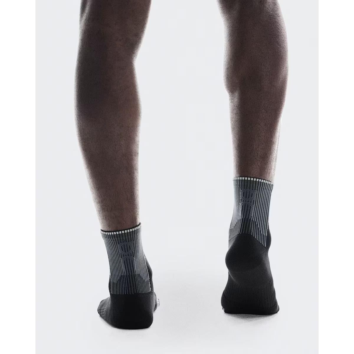 ON Performance Run Sock Mid Black / Eclipse