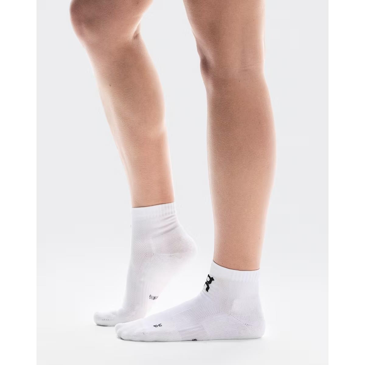 ON Socken Core Run Sock Mid 2P White, Bild 2 von 3