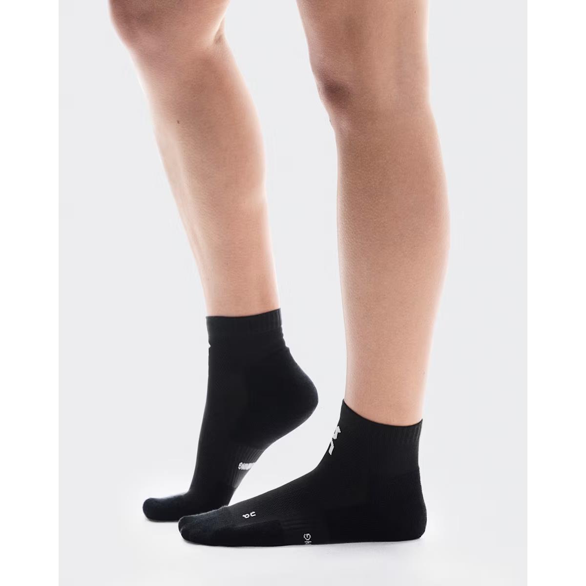 ON Socken Core Run Sock Mid 2P Black, Bild 2 von 3