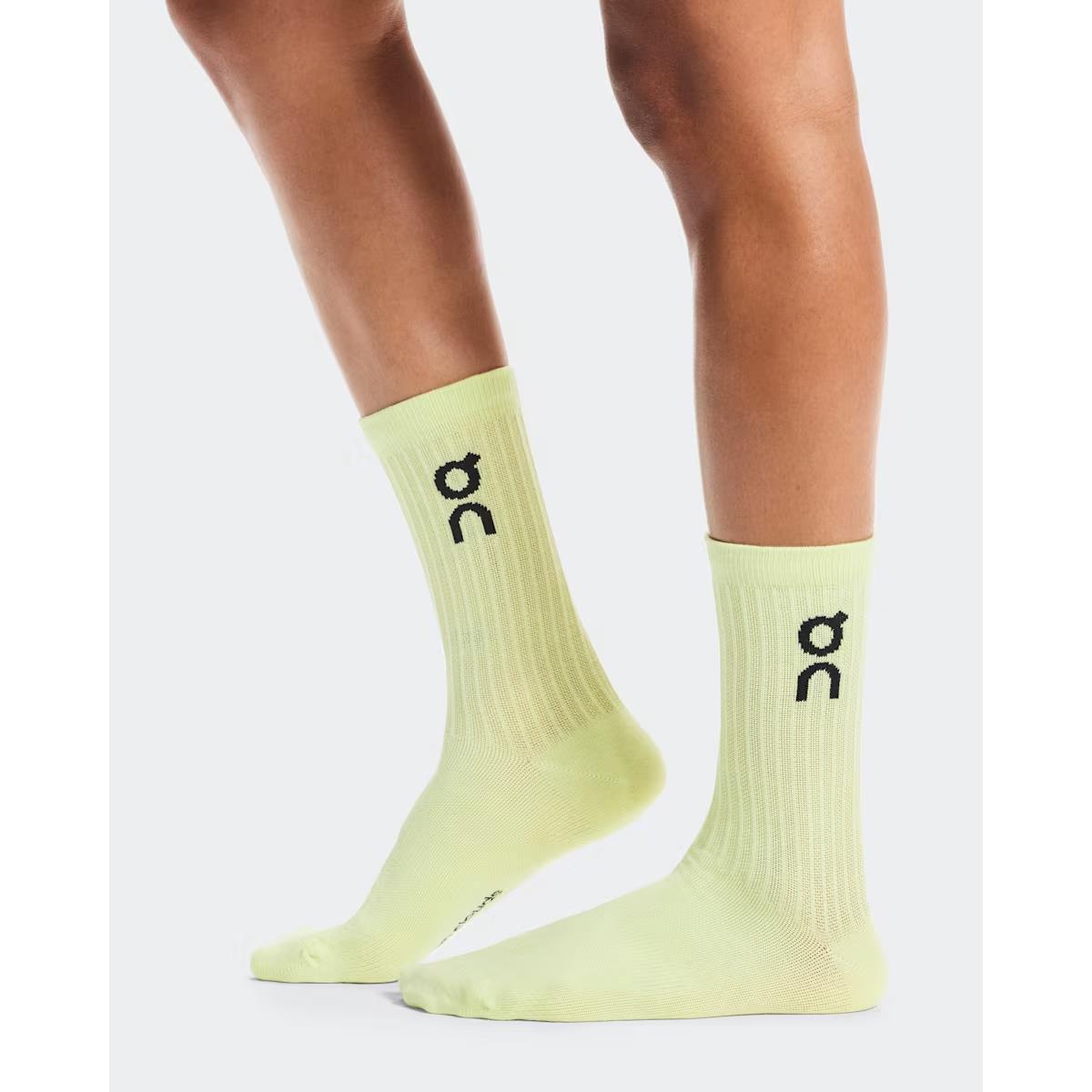 ON Socken Logo Sock High 3P Lemonade / Tin, Bild 2 von 3