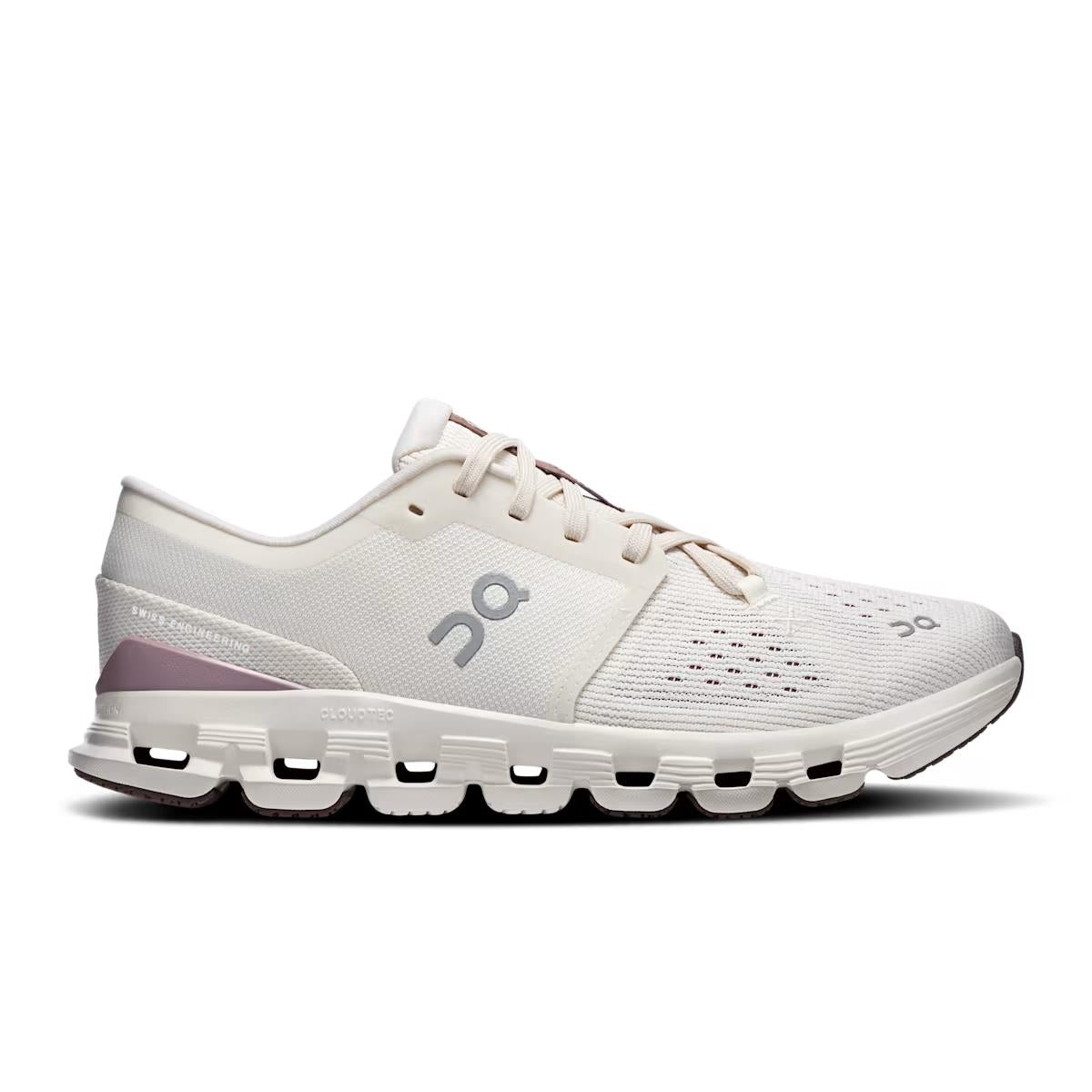 ON Damen Joggingschuhe Cloud X 4 Ivory / Heron
