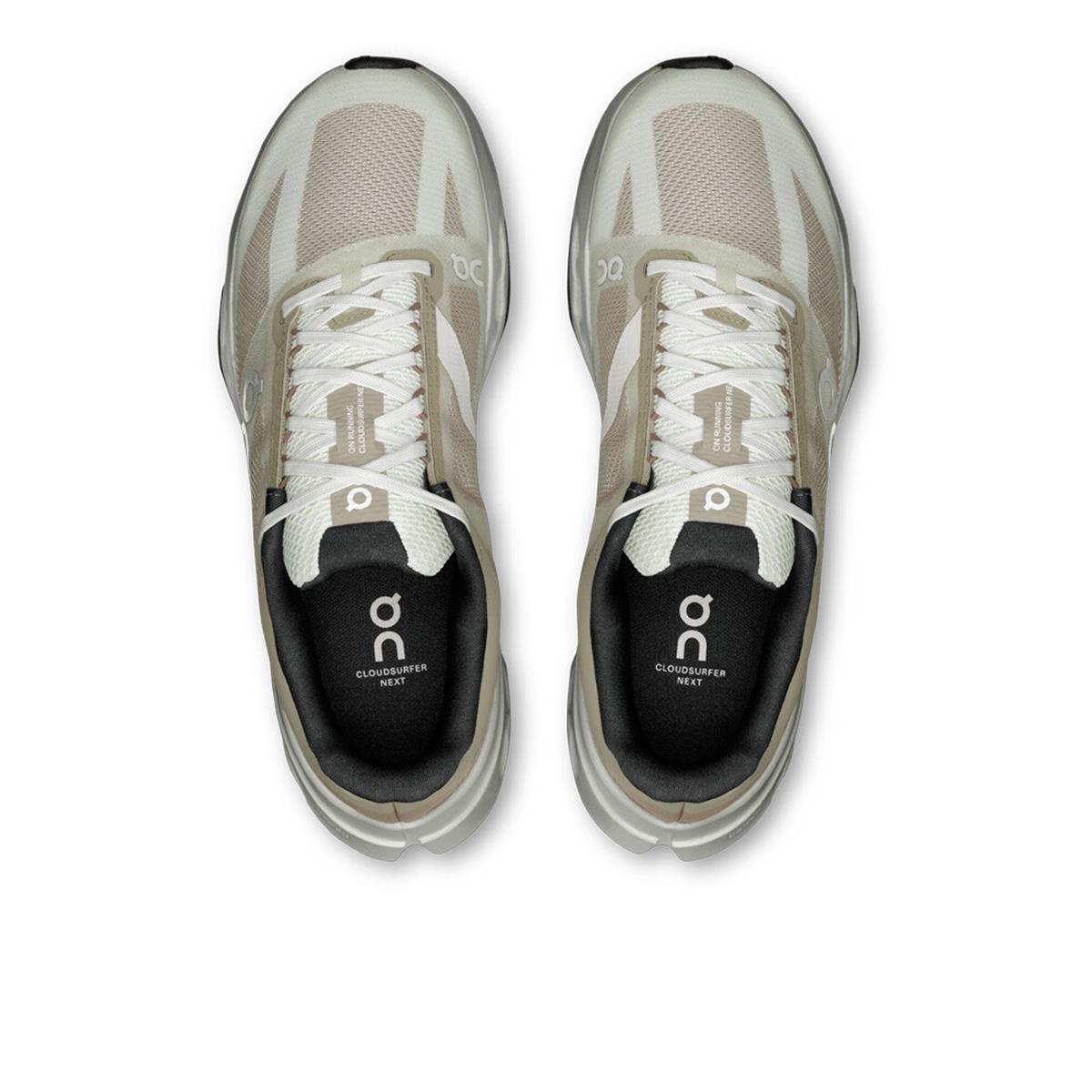 ON Damen Laufschuhe Cloudsurfer Next Fog / Ivory