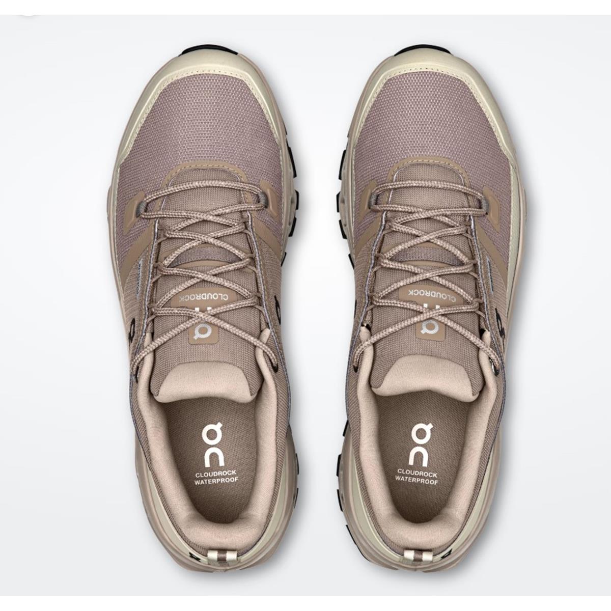 ON Cloudrock Low Waterproof Cider/ Fog Herren