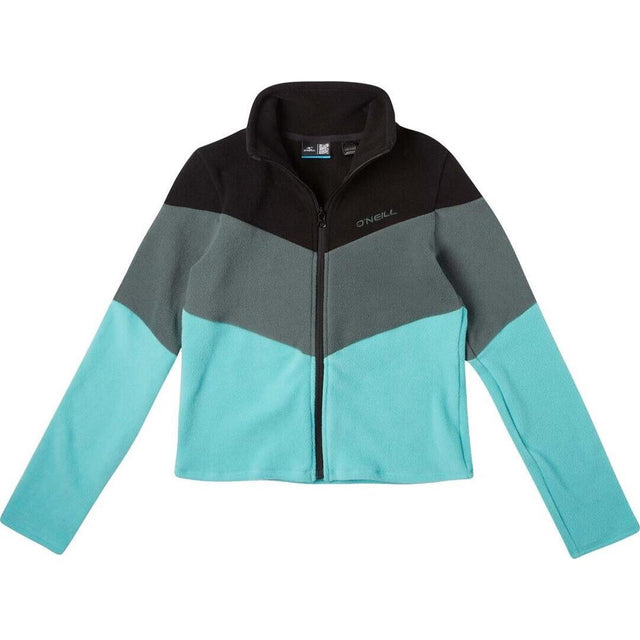 O’Neill Diamond Fleece Kinderjacke Black Out Colour Block