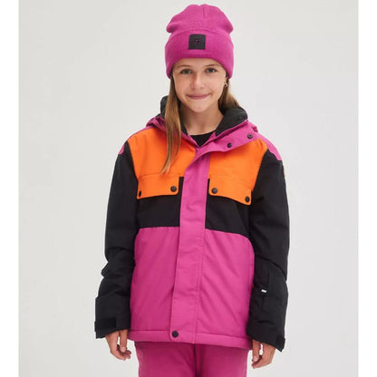 O`Neill Isolierte Kinder Skijacke fuchsia red