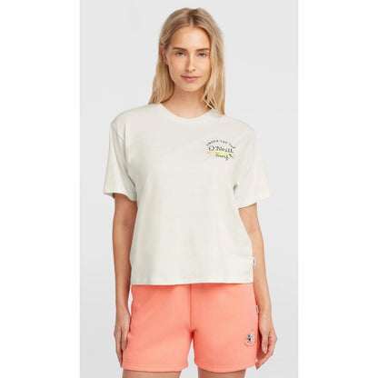 O`Neill Boxy Backprint T-Shirt Damen snow white