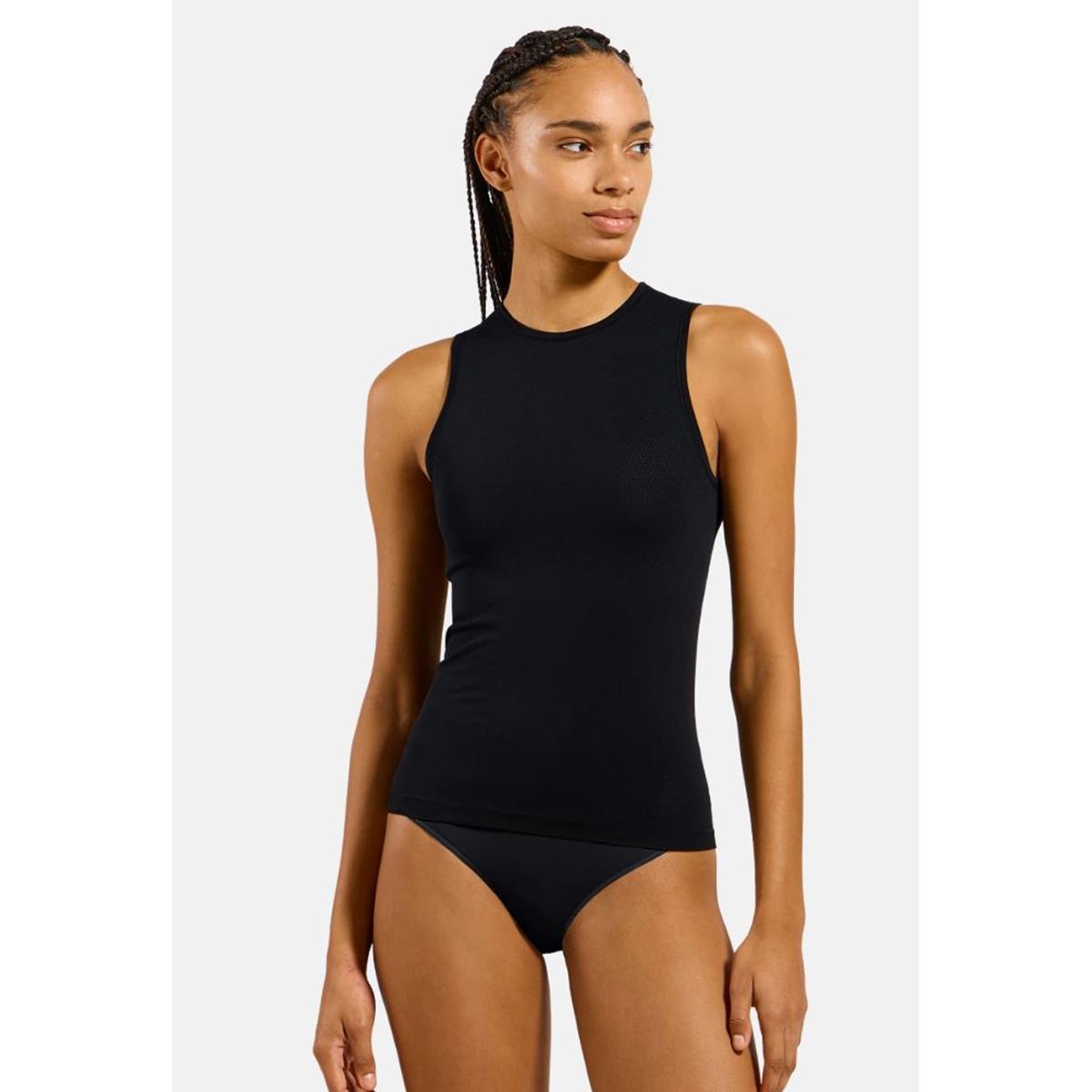 Oldo W Performance X-Light BL Top Crew Neck Singlet black Damen Unterhemd, image 3 of 5