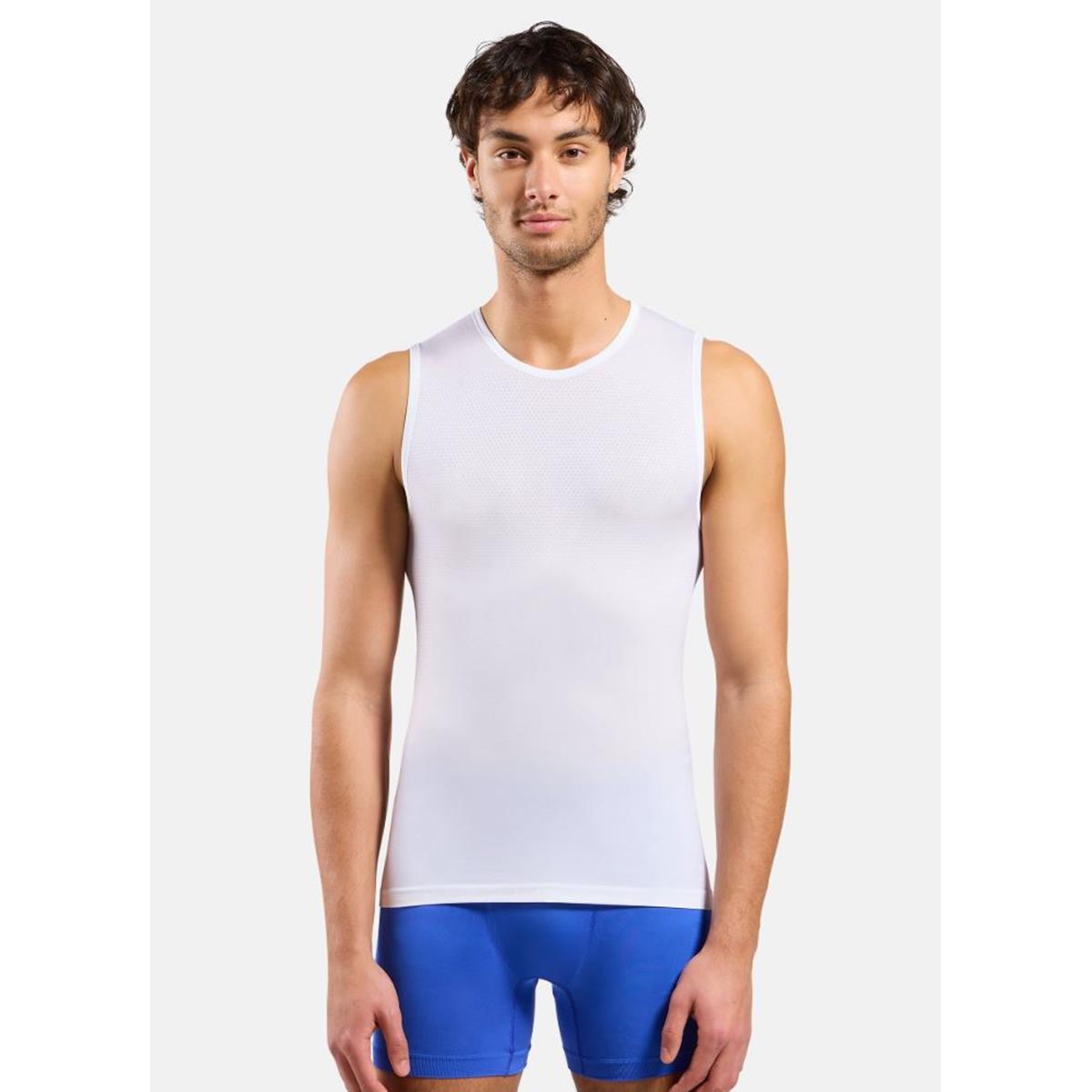Odlo M Performance X-Light BL Top Crew Neck Singlet white Herren Unterhemd, Bild 3 von 5