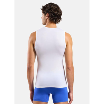 Odlo M Performance X-Light BL Top Crew Neck Singlet white Herren Unterhemd