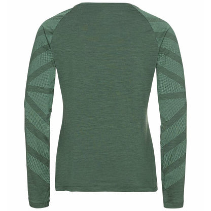 Odlo Concord Kinship Langarmshirt mit Print myrtle melange