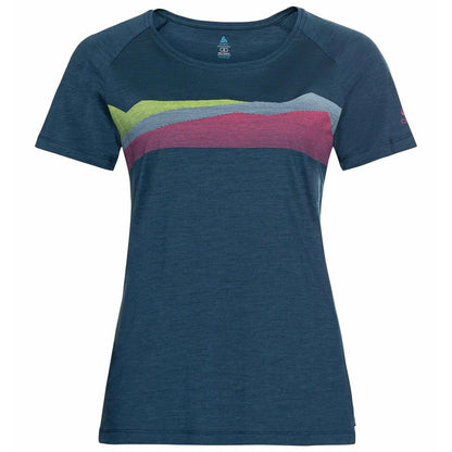 Odlo Condord T-Shirt blue wing teal melange