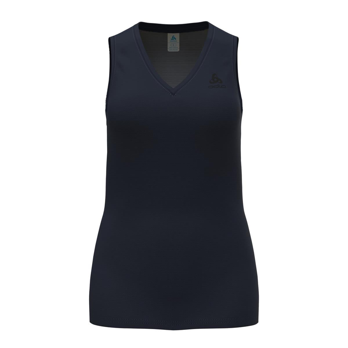 Odlo Active F-Dry Light Eco BL Top V-Neck Singlet black sapphire