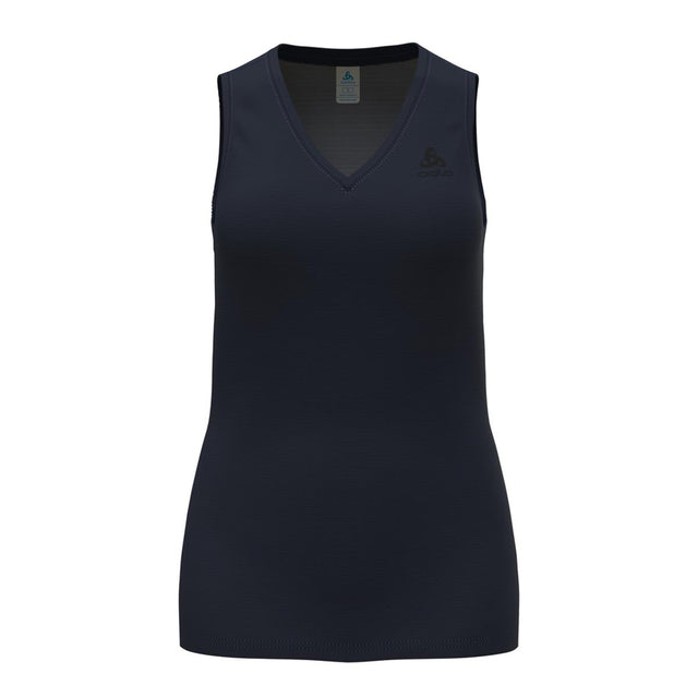 Odlo Active F-Dry Light Eco BL Top V-Neck Singlet black sapphire