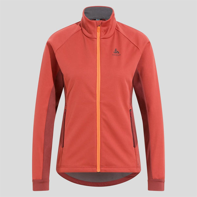 ODLO Brensholmen Langlaufjacke für Frauen cinnabar - spiced apple