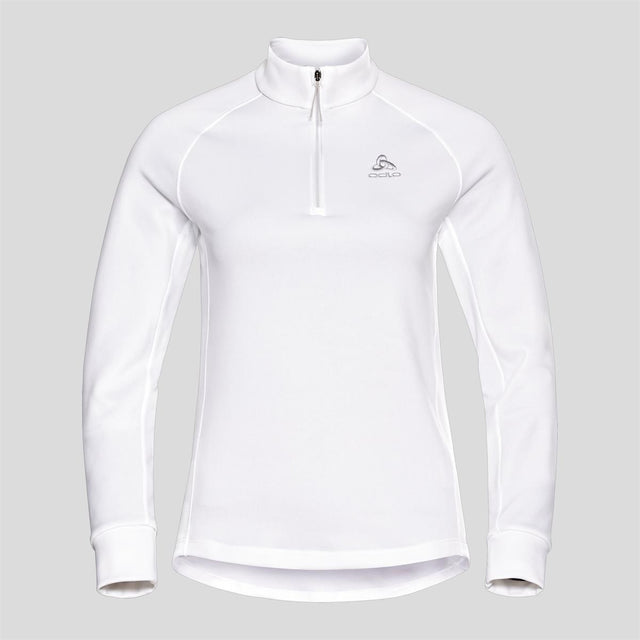 ODLO Berra Mid Layer mit Halbrei?verschluss für Damen white