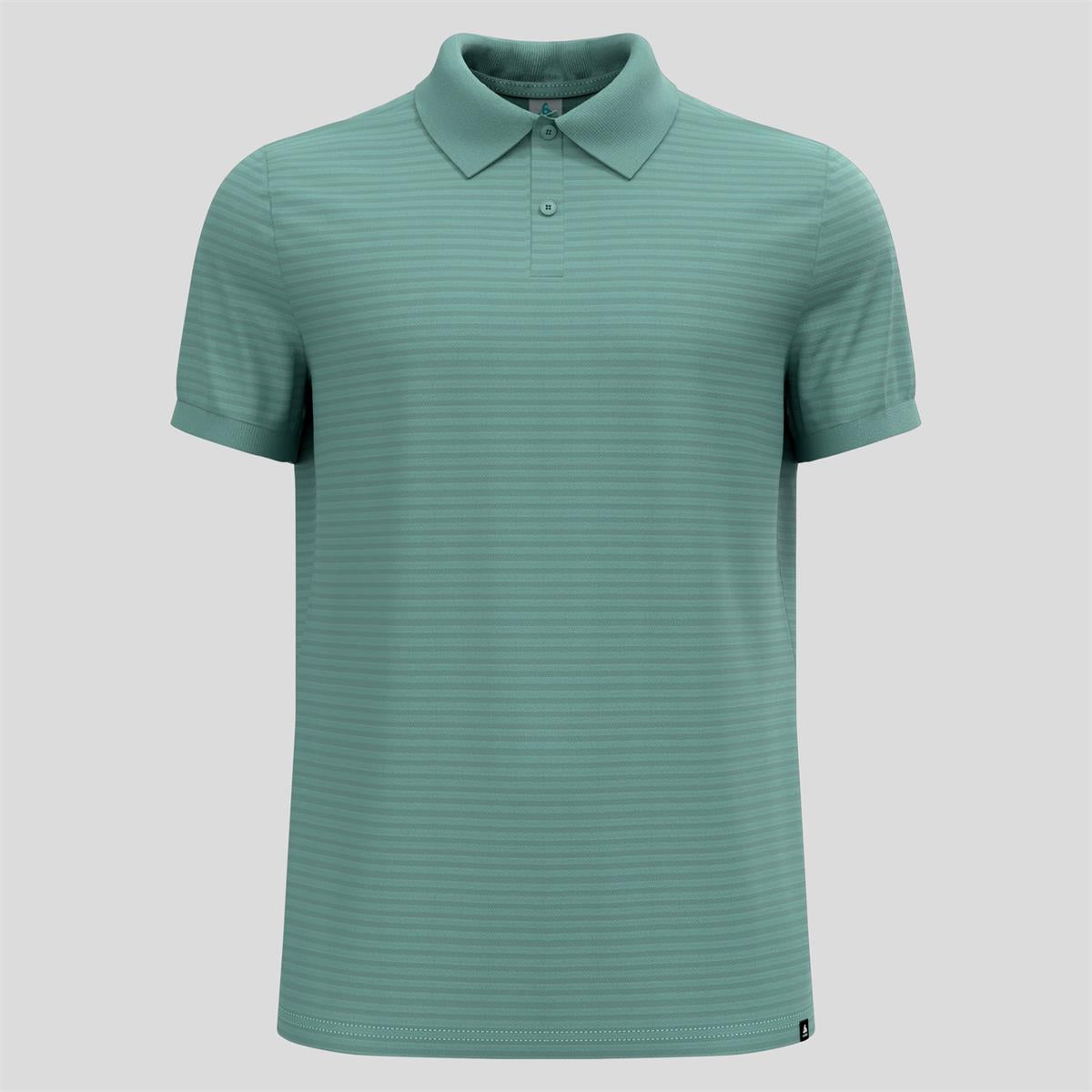 Odlo Ascent Poloshirt mit Naturfasern Herren arctic