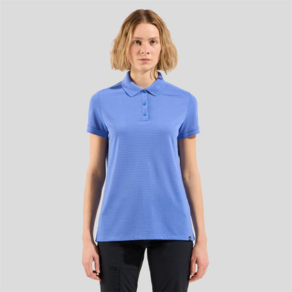 Odlo Ascent Poloshirt mit Naturfasern persian jewel