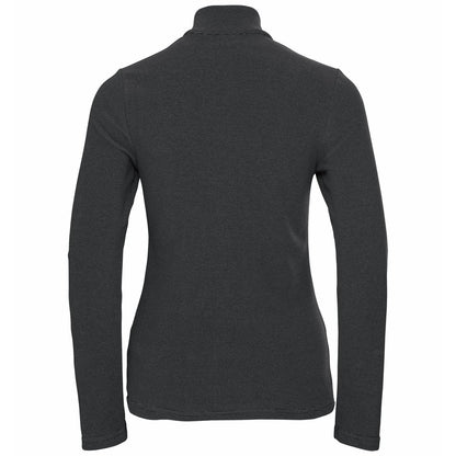 Odlo W Roy Midlayer 1/2 Zip shale grey - black stripes