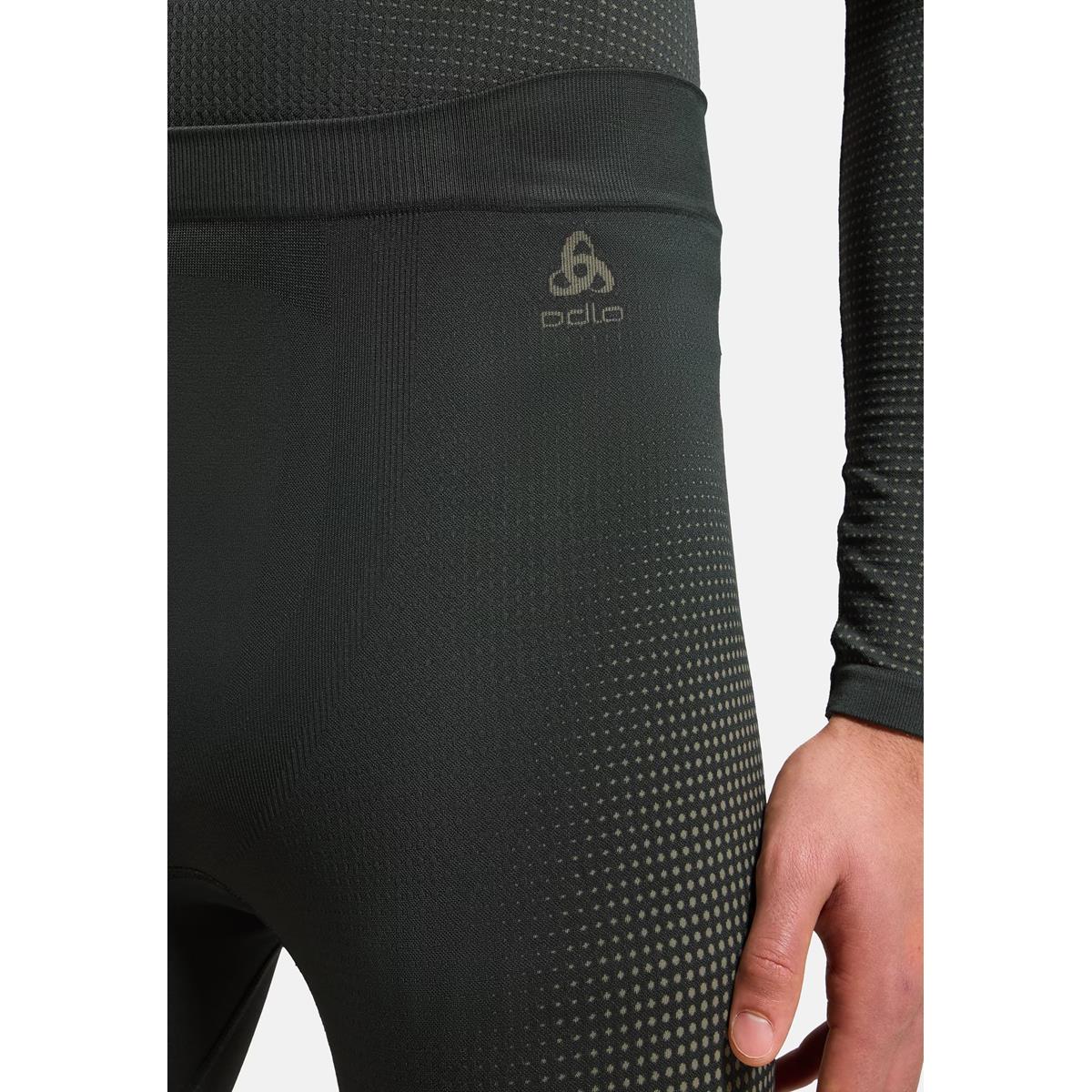 Odlo Herren Performance Warm Base Layer Tights 3/4 Urban Chic