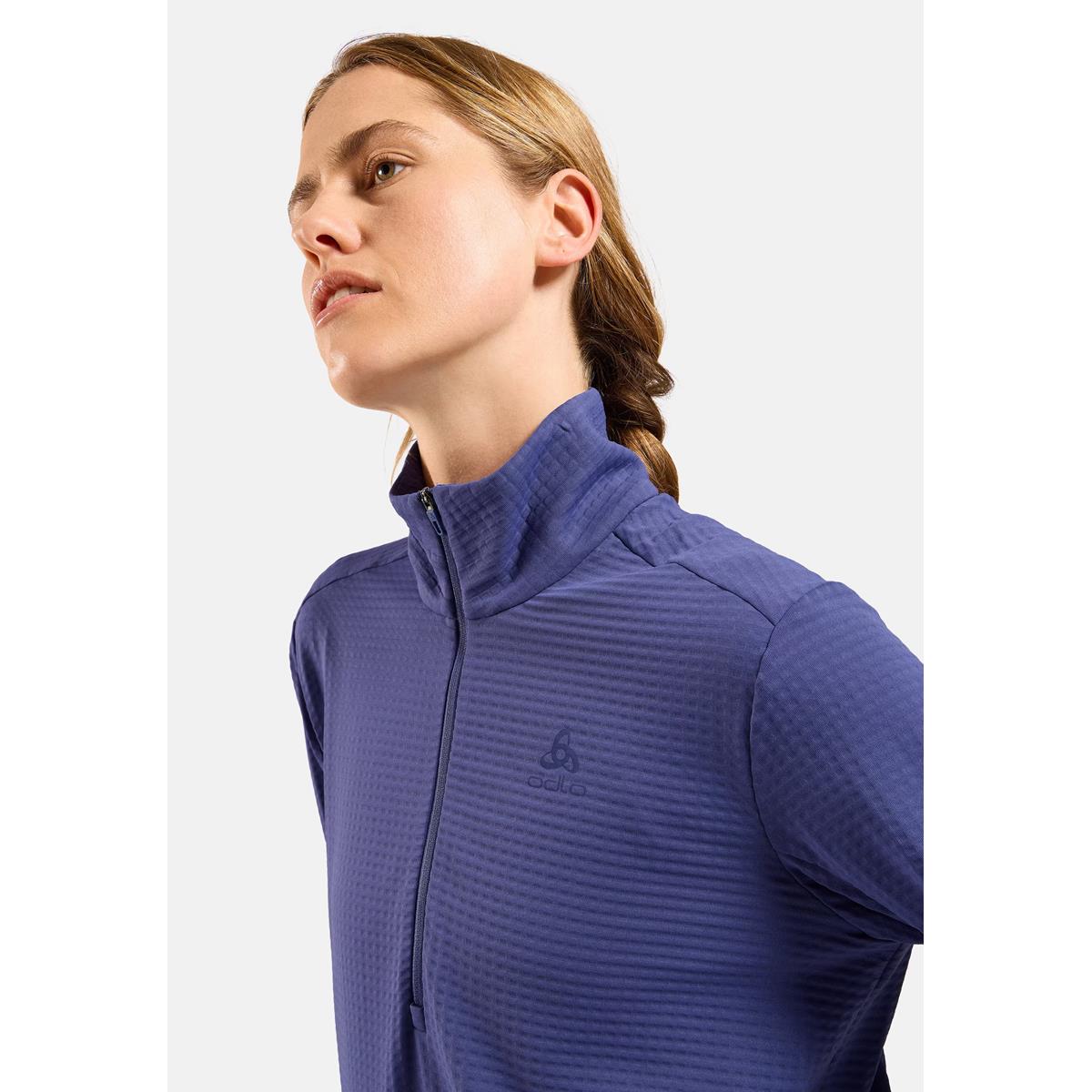 Odlo Essentials Thermals Skipper Blue Damen Rolly