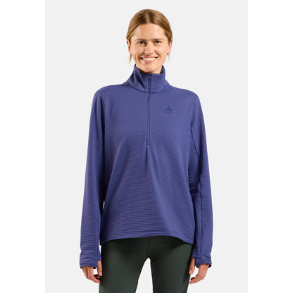 Odlo Essentials Thermals Skipper Blue Damen Rolly