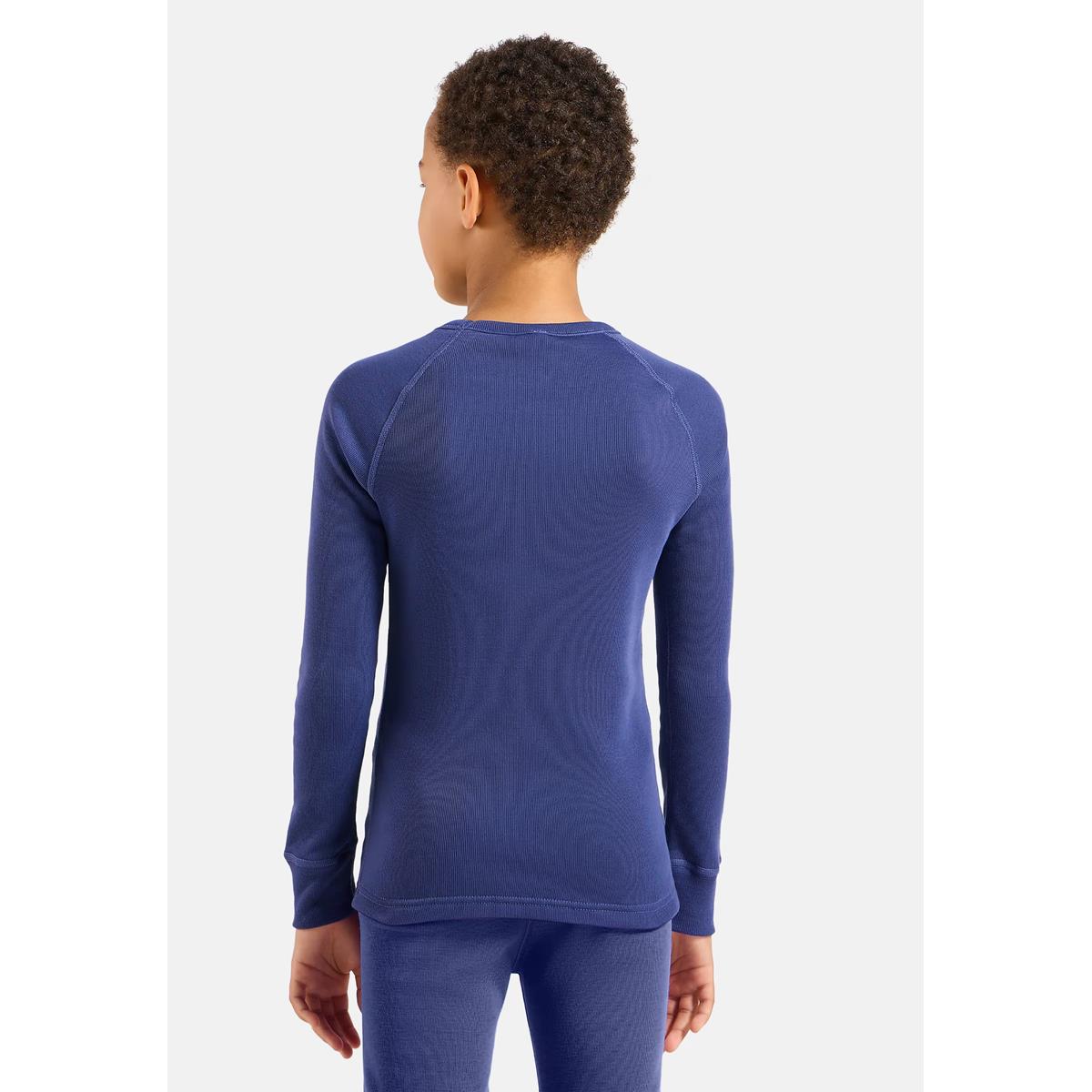 Odlo Kinder Active Warm Base-Layer-Shirt Skipper Blue, image 2 of 3