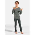 Odlo Kinder Active Warm Base-Layer-Set Urban Chic/ Shadow