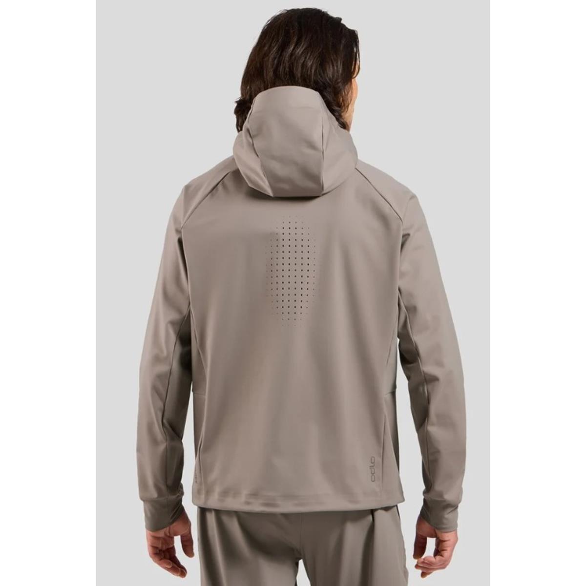 Odlo - Winddichte Zeroweight X-Warm Langlaufjacke- Cinder - Herren, image 2 of 4