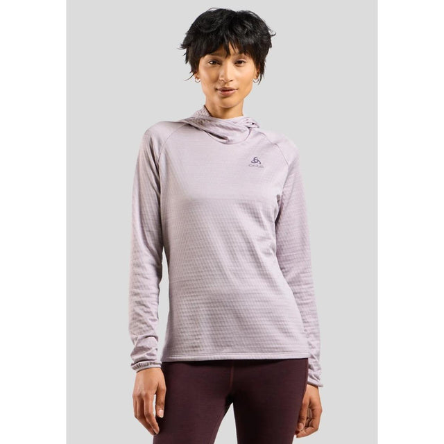 Odlo - Damen Run Easy Mid Layer Hoody - misty lilac melange- Damen