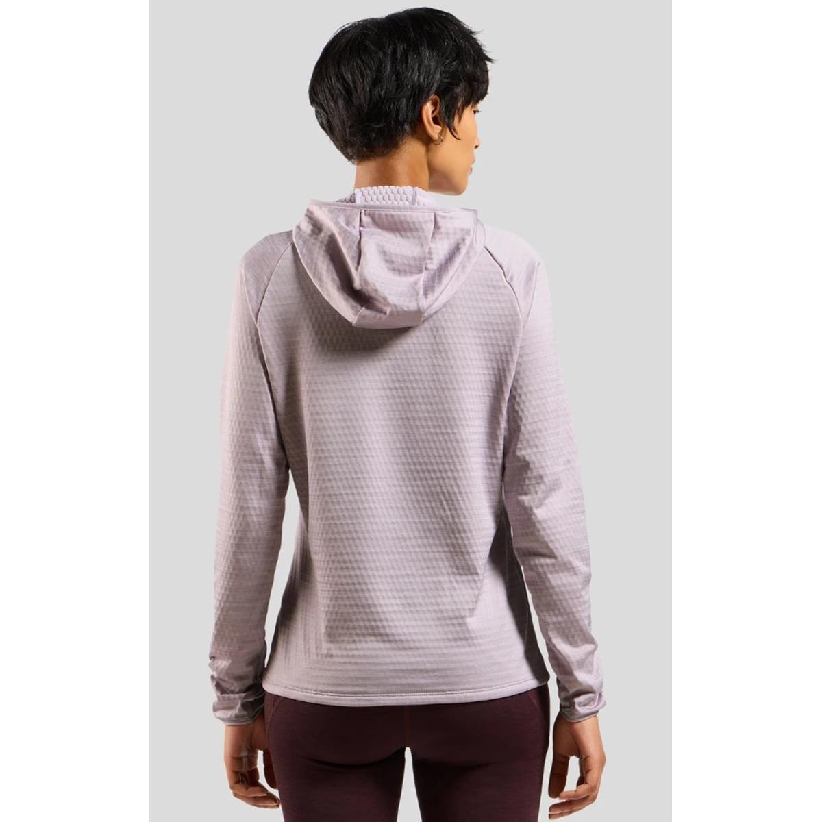 Odlo - Damen Run Easy Mid Layer Hoody - misty lilac melange- Damen