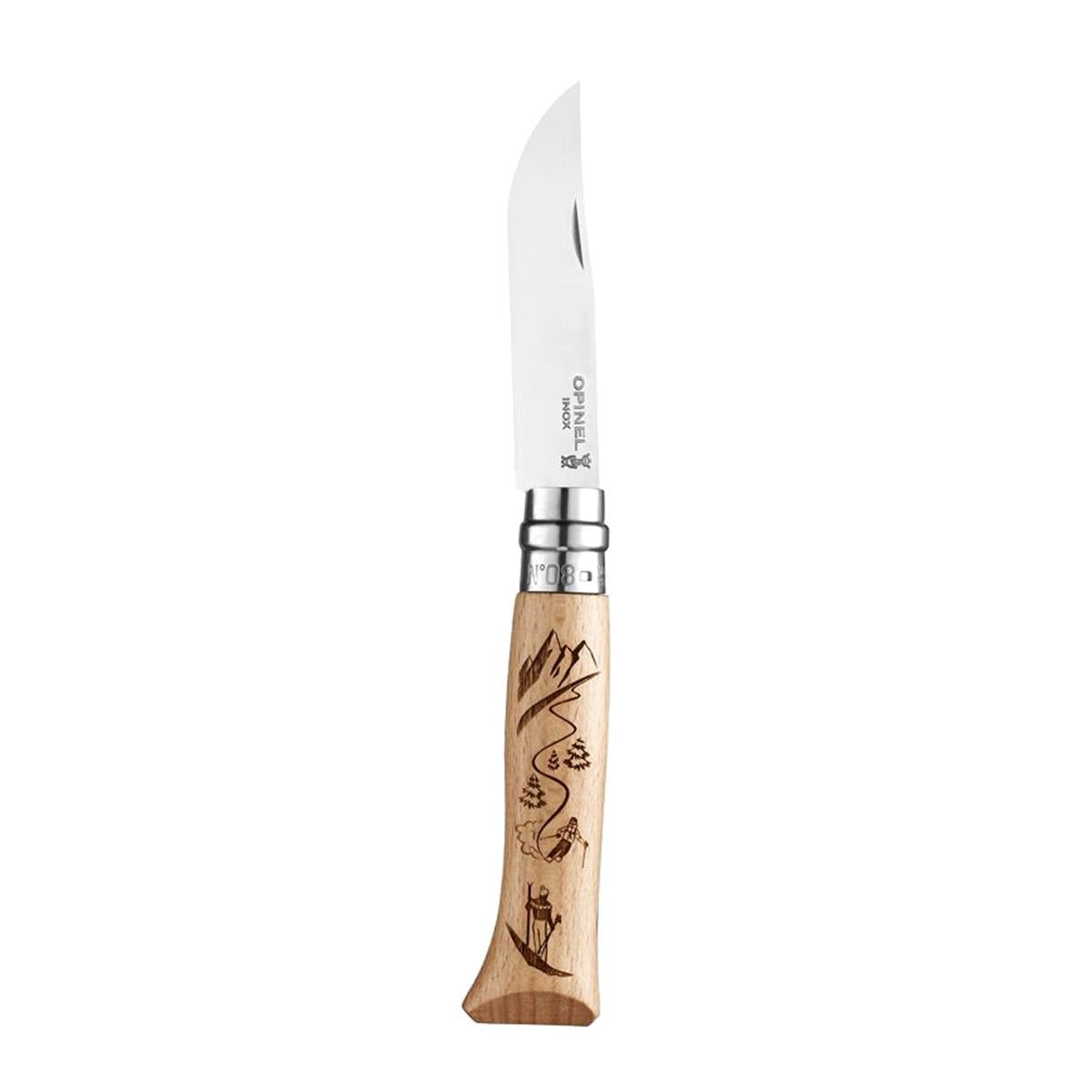 Opinel No°8 Gravure Ski, Bild 2 von 3