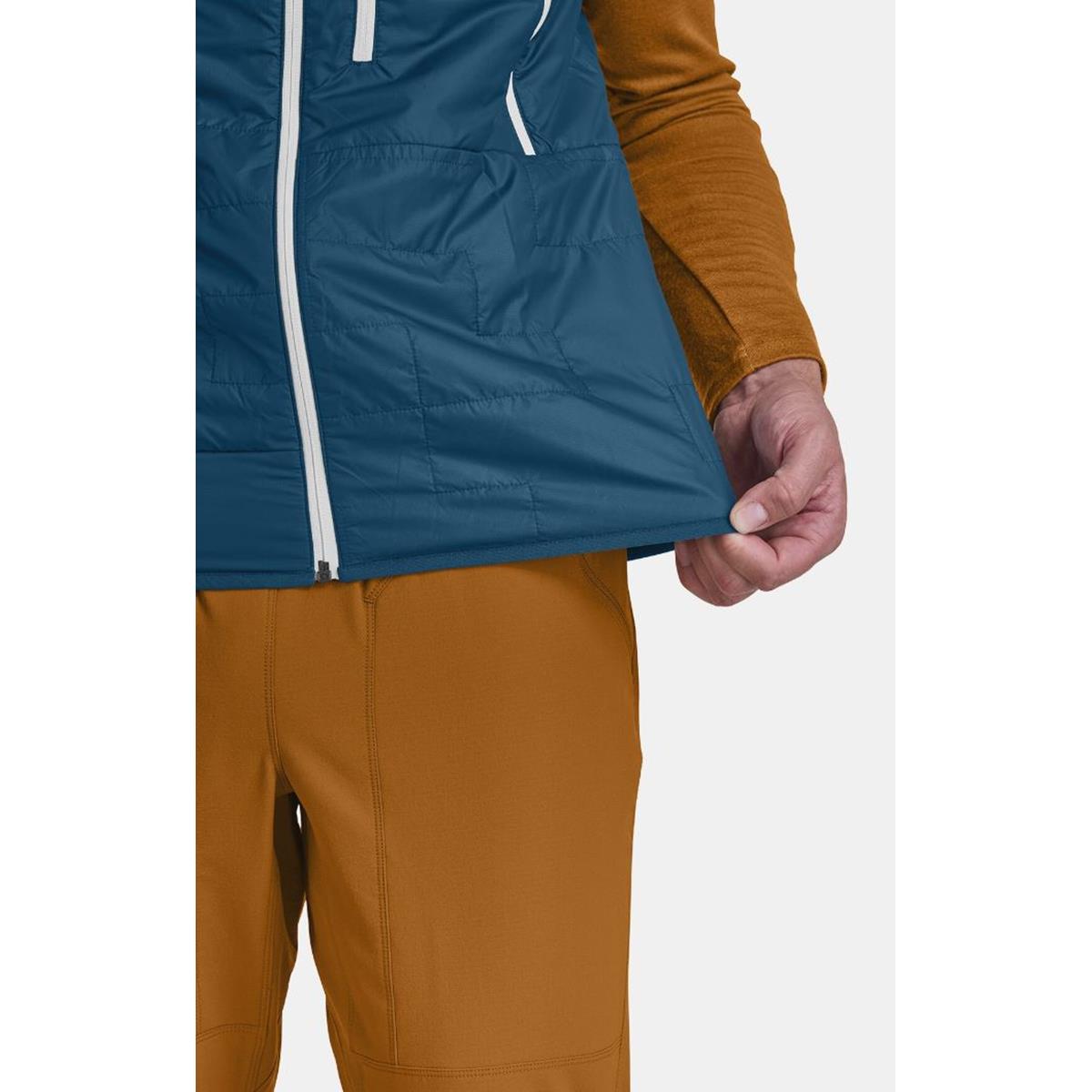 Ortovox Swisswool Piz Boè Vest petrol blue Herren Weste, Bild 3 von 4