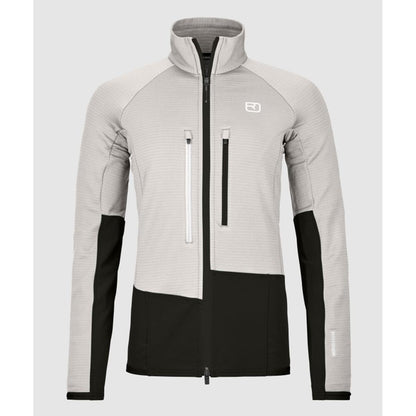 Ortovox Fleece Rib Jacket W white tea Damen Fleecejacke