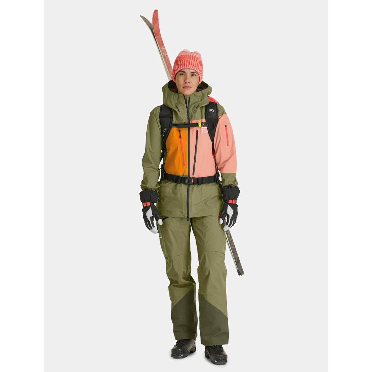 Ortovox 3L Deep Shell Jacket W wild herbs Damen Hardshelljacke