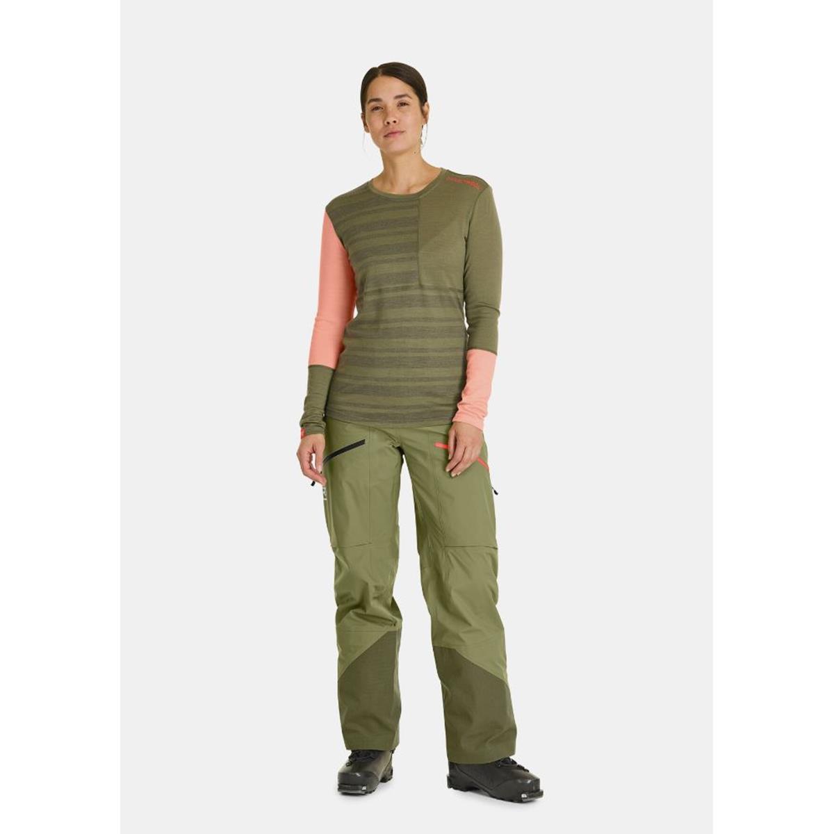 Ortovox 3L Deep Shell Pants W wild herbs Damen Hardshellhose, Bild 3 von 6