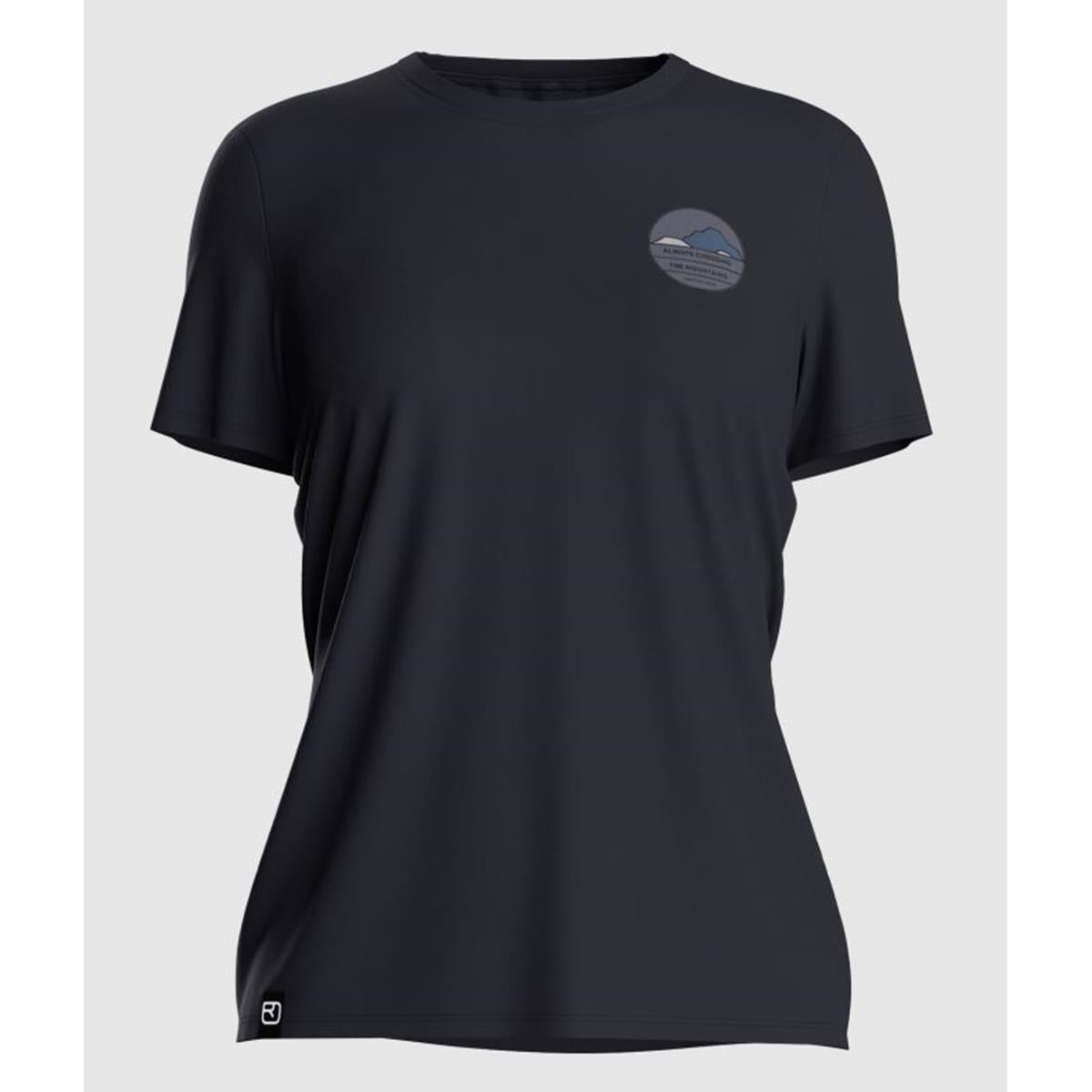 Ortovox 120 Cool Tec Choose MTN TS W black raven Damen T-Shirt