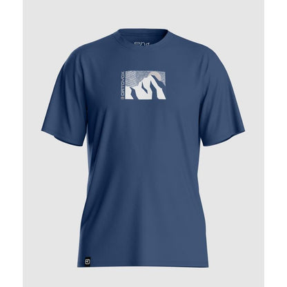 Ortovox 120 Cool Tec MTN Sun TS M blue nunatak Herren T-Shirt