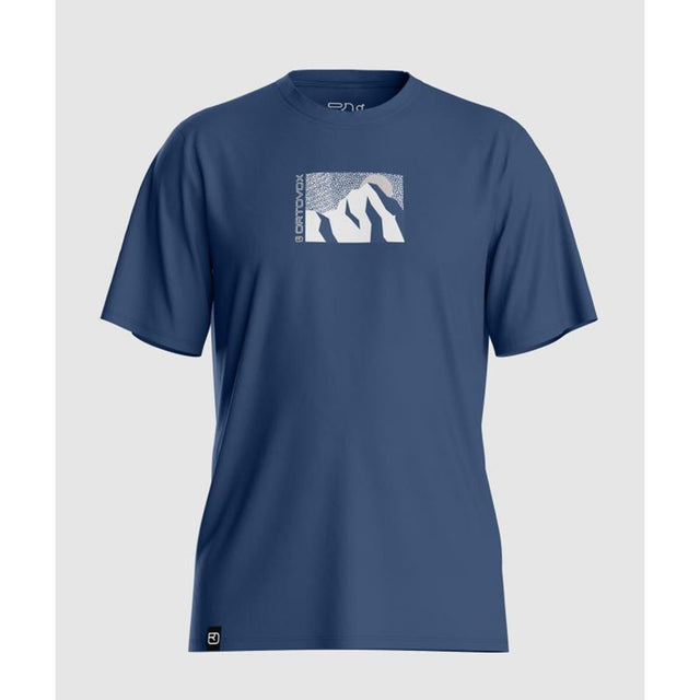 Ortovox 120 Cool Tec MTN Sun TS M blue nunatak Herren T-Shirt