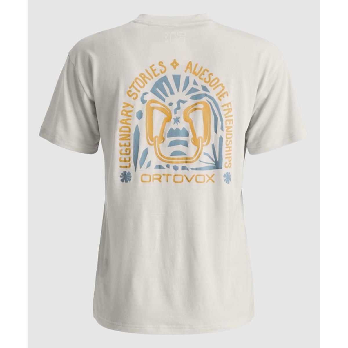 Ortovox 150 Cool Climbing Vibes TS W white tea Damen T-Shirt, Bild 2 von 4