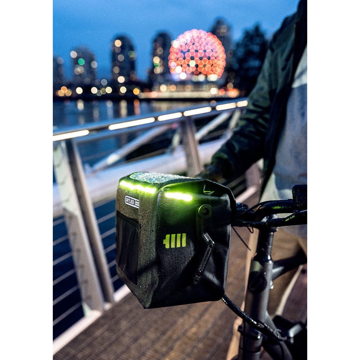 E-Glow petrol Fahrrad Lenkertasche