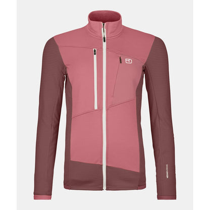 Ortovox Fleece Grid Jacket W mountain rose Damen Fleecejacke