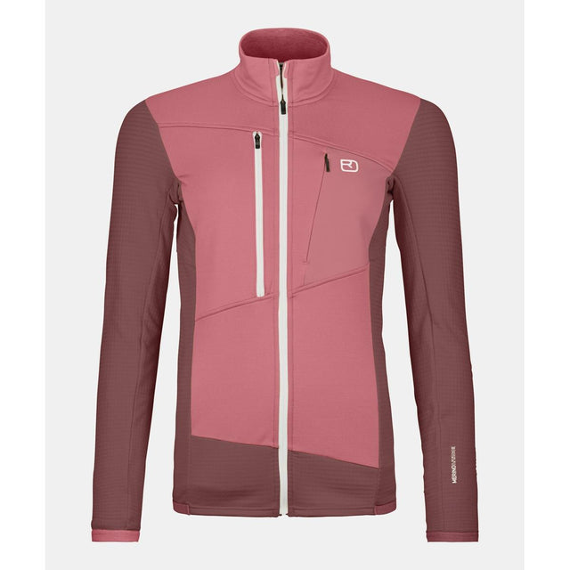 Ortovox Fleece Grid Jacket W mountain rose Damen Fleecejacke
