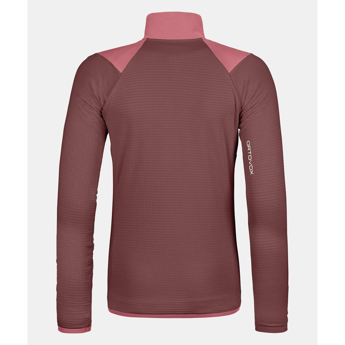 Ortovox Fleece Grid Jacket W mountain rose Damen Fleecejacke