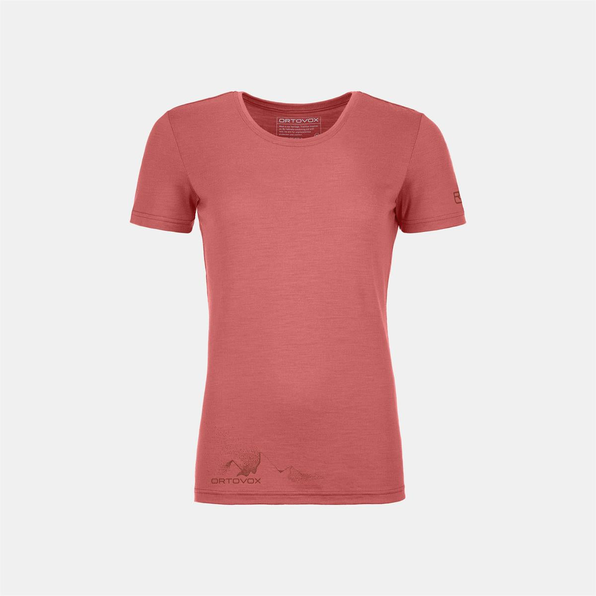 Ortovox 185 MERINO LOGO SPRAY TS W blush