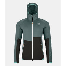 ORTOVOX FLEECE RIB HOODY W - arctic grey