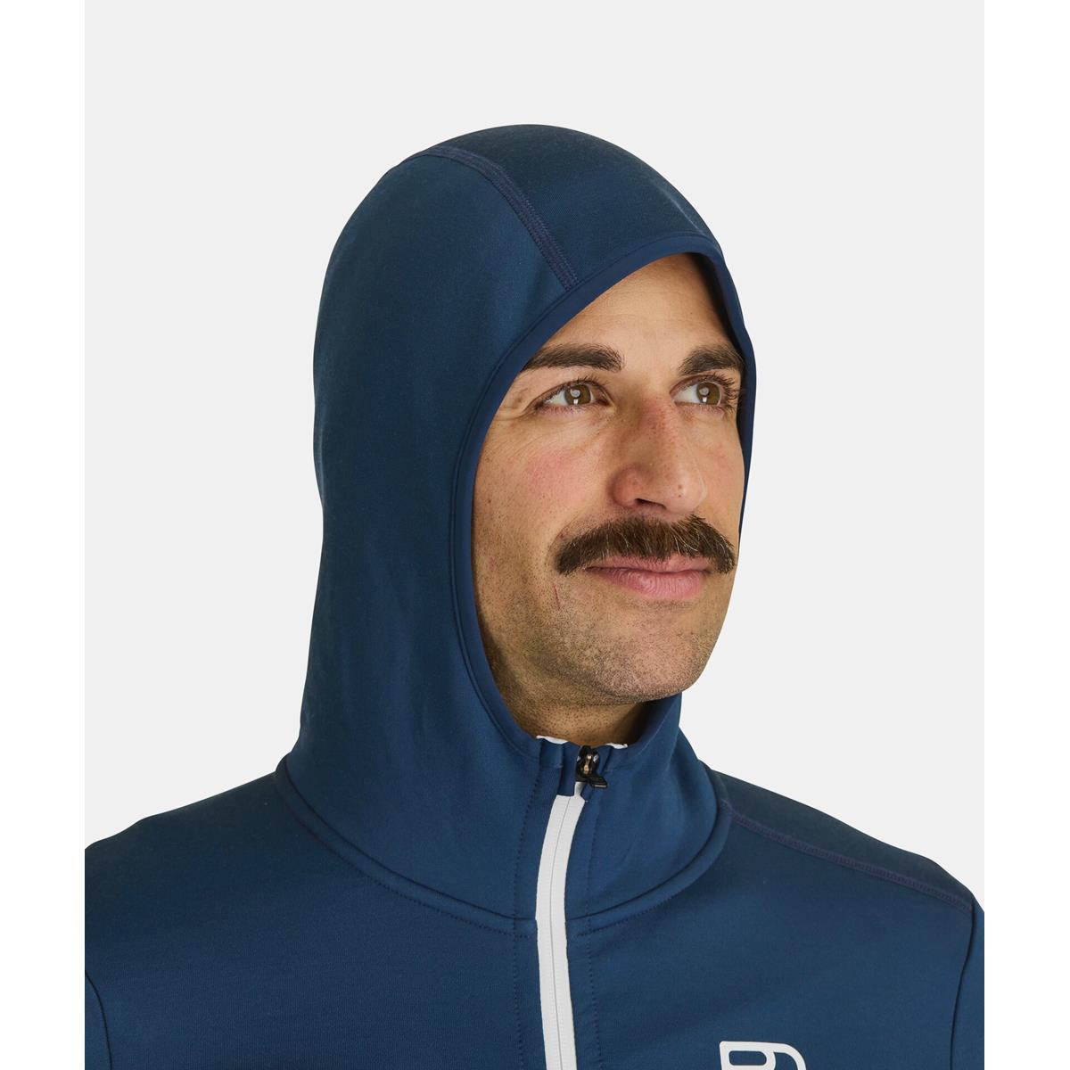 Ortovox Fleece Hoody Man deep ocean