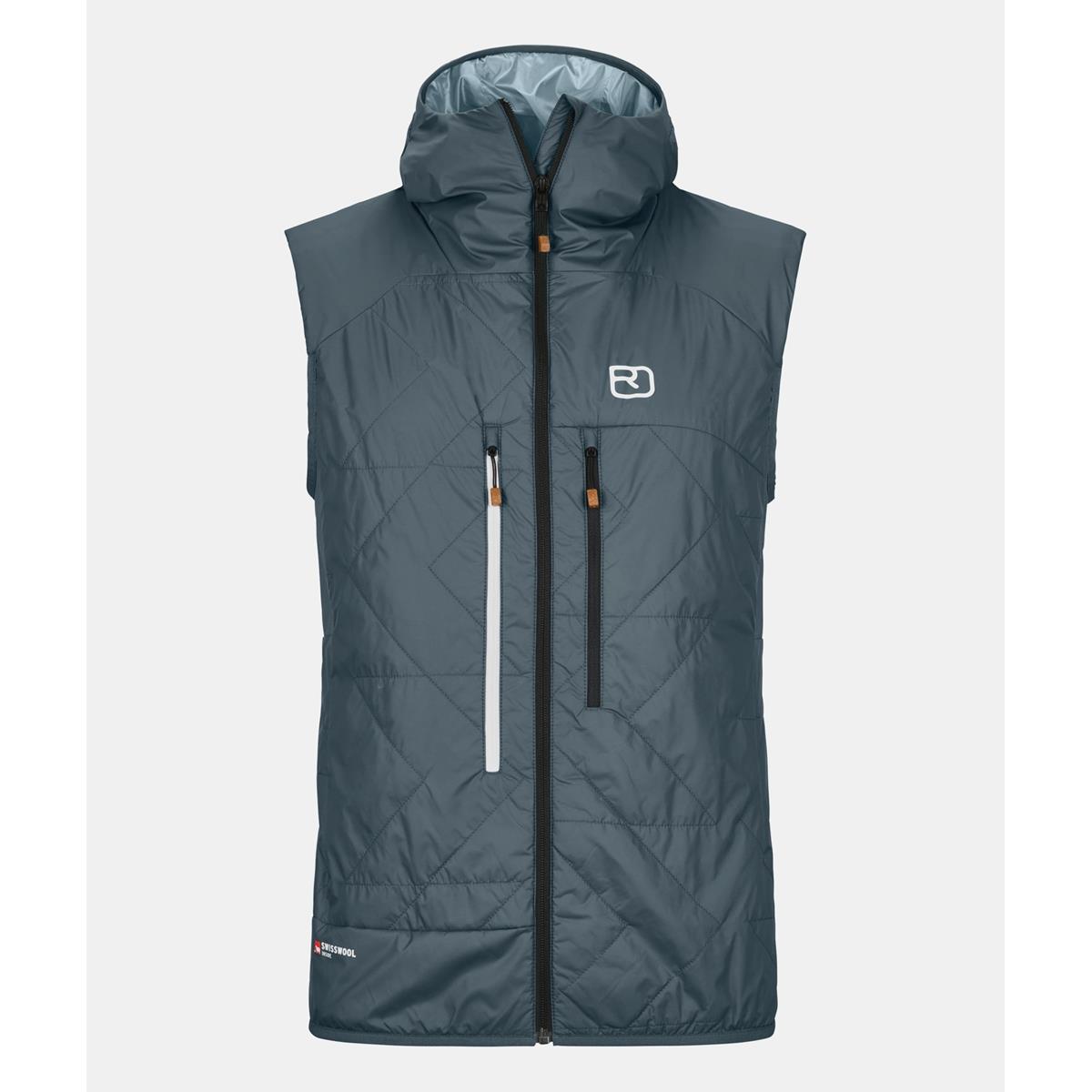 Ortovox Swisswool Piz Boè Vest Man dark arctic grey